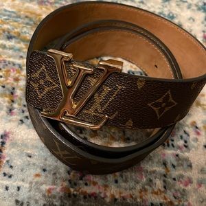 Louis Vuitton monogram belt